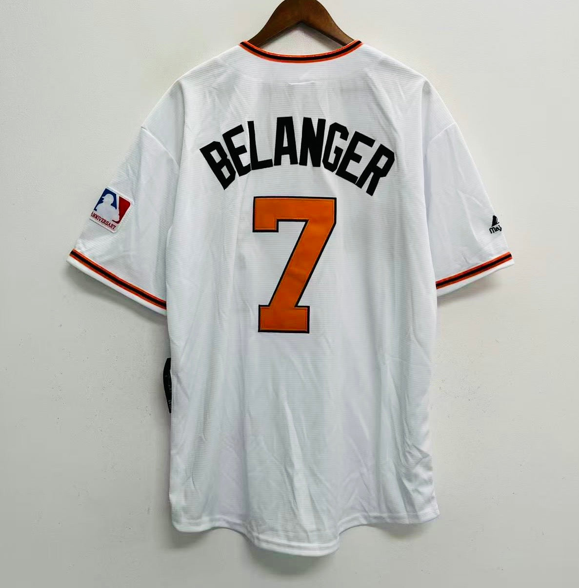 MARK BELANGER 1969 Baltimore Orioles Official MLB Majestic Jersey White