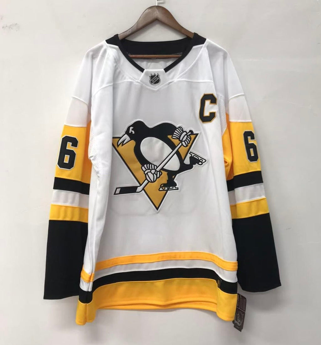 Mario Lemieux Pittsburgh Penguins Official NHL Adidas Jersey white