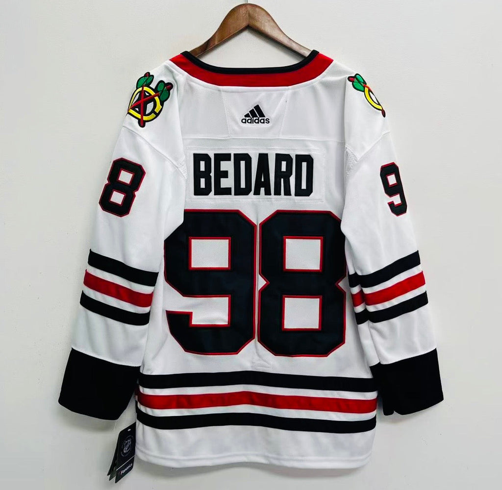 Connor Bedard Chicago Blackhawks Official NHL Adidas Jersey White