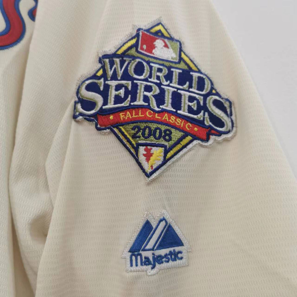 Jimmy Rollins Philadelphia Phillies Official MLB Jersey 2008 World Series