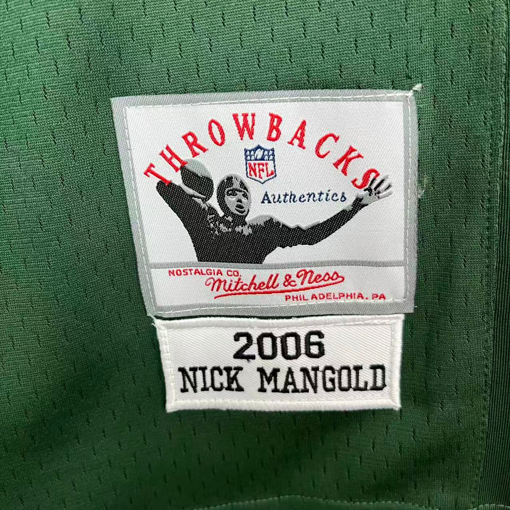 Nick Mangold New York Jets Official NFL Mitchell & Ness Jersey