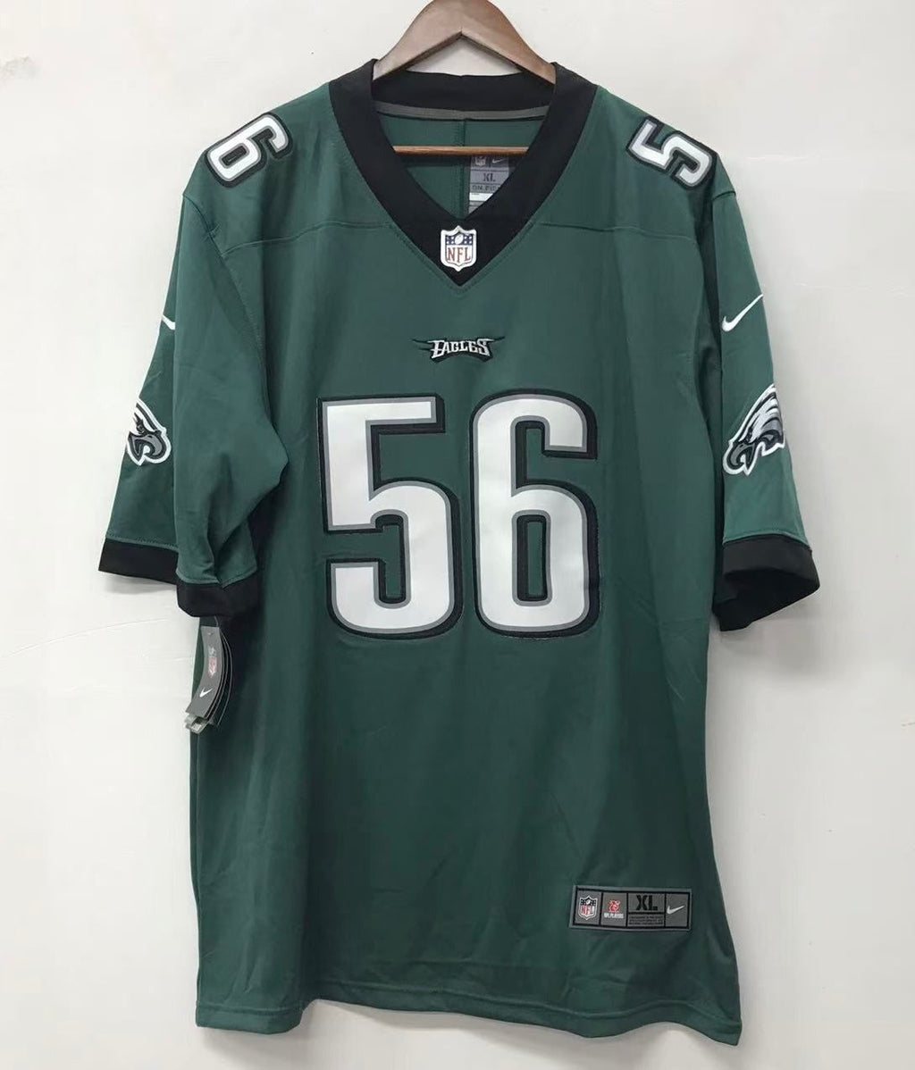 Chris Long Philadelphia Eagles Official NFL Nike Jersey Green