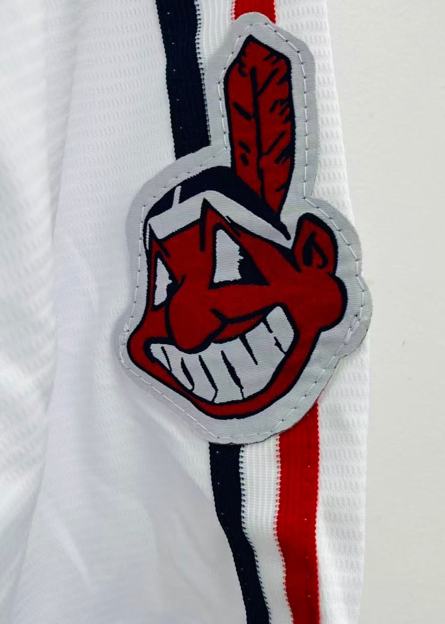Charles Nagy Cleveland Indians Official MLB Majestic Jersey white