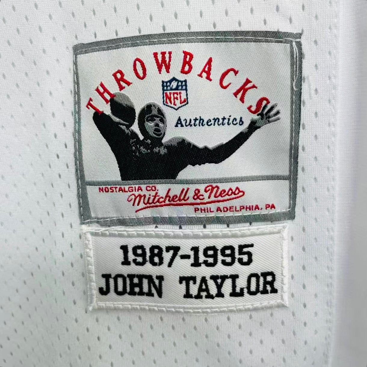 John Taylor San Francisco 49ers Official NFL Mitchell & Ness Jersey