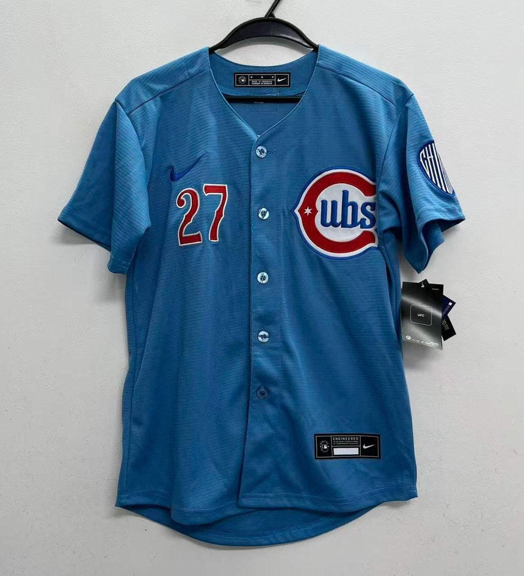 Seiya Suzuki YOUTH KIDS Chicago Cubs Official MLB light blue jersey