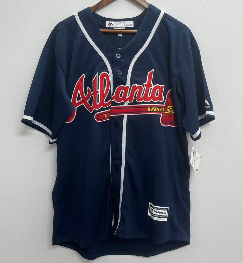 Freddie Freeman Atlanta Braves Official MLB Majestic Jersey blue