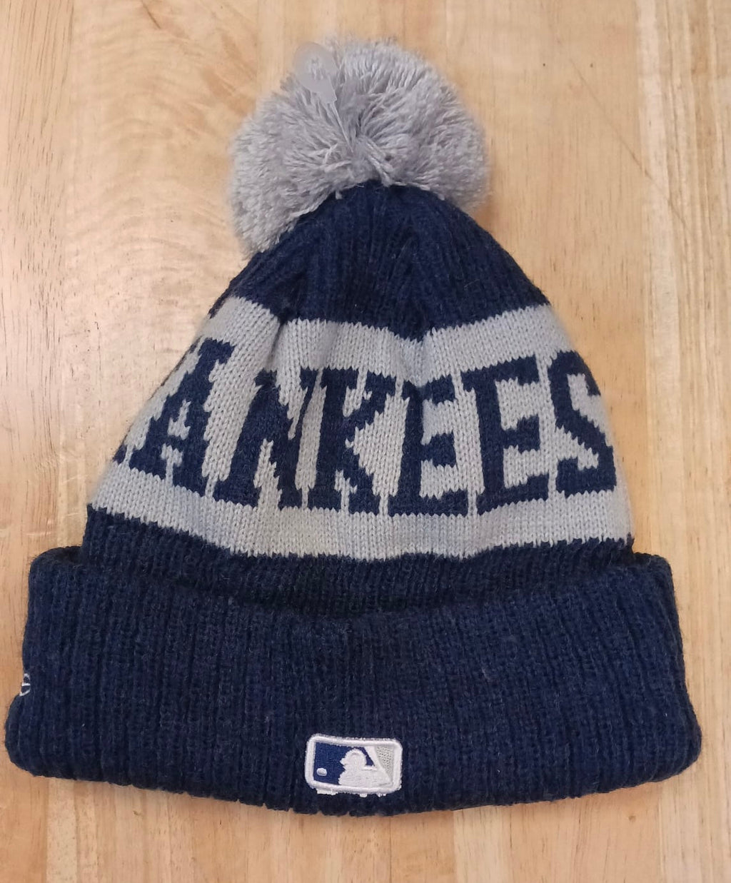 New York Yankees MLB New Era winter knit Hat with Pom Pom