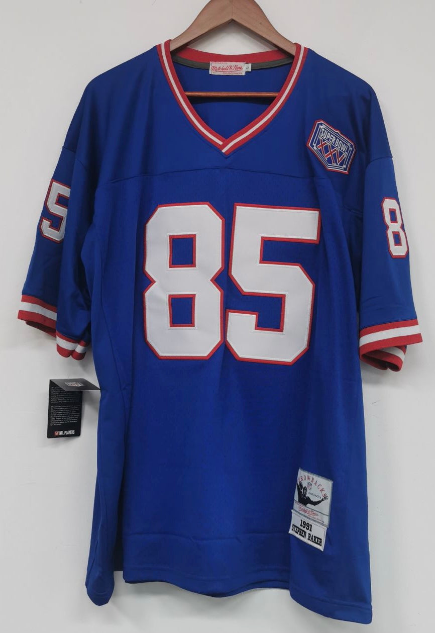 Stephen Baker Mitchell & Ness New York Giants Jersey