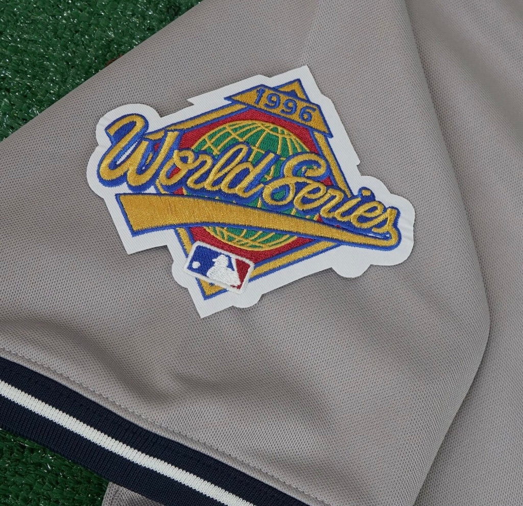 Andy Pettitte 1996 New York Yankees Official MLB Majestic World Series Jersey Road Gray