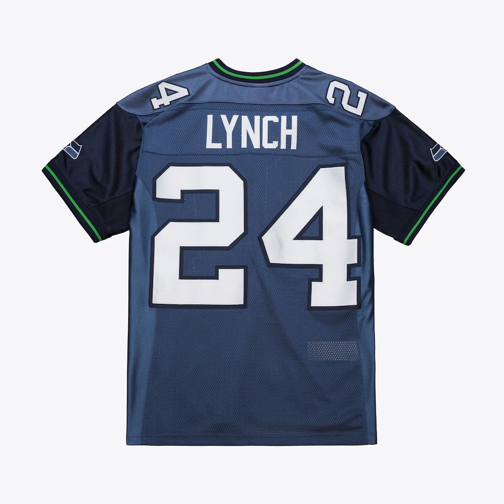 Marshawn Lynch YOUTH KIDS Seattle Seahawks Official NFL Mitchell & Ness Jersey