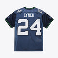 Marshawn Lynch YOUTH KIDS Seattle Seahawks Official NFL Mitchell & Ness Jersey