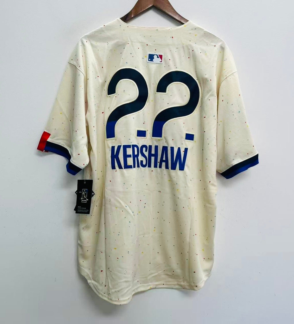 Clayton Kershaw Los Angeles Dodgers Official MLB Nike City Connect Jersey