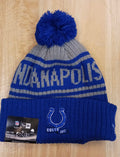 Indianapolis Colts NFL New Era winter knit Hat with Pom Pom