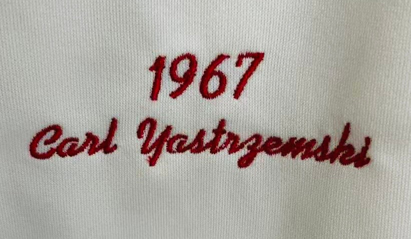 Carl Yastrzemski 1967 Boston Red Sox Official MLB Mitchell & Ness Jersey