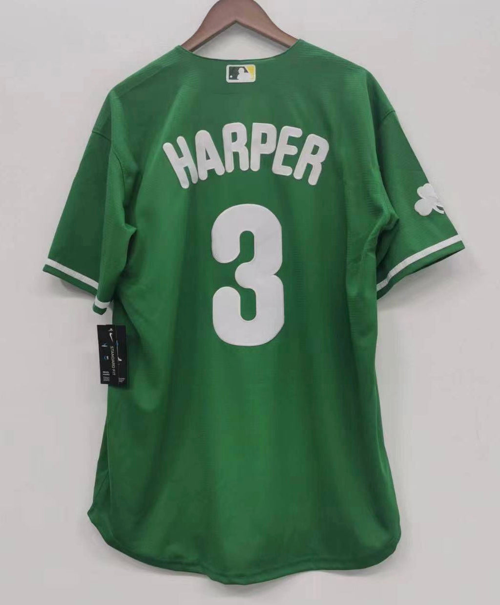 Bryce Harper Philadelphia Phillies Green St. Patrick’s Day Nike Jersey