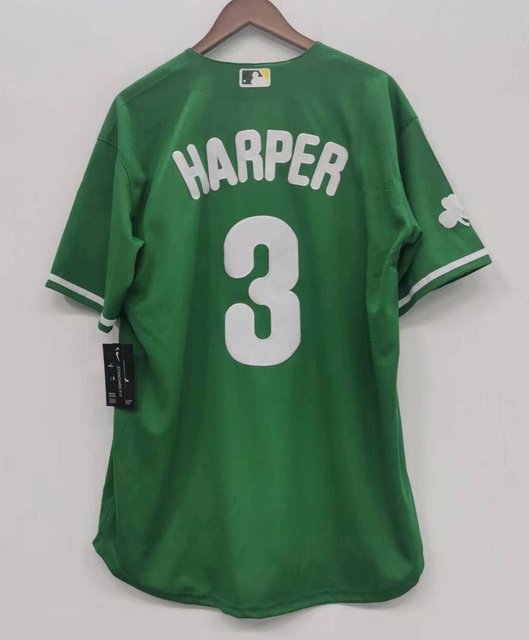 Bryce Harper Philadelphia Phillies Green St. Patrick’s Day Nike Jersey