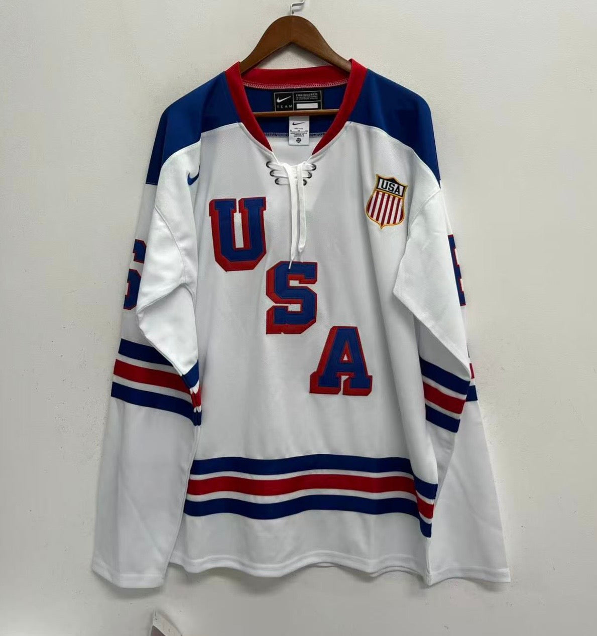 Jack Hughes Team USA Hockey Official Nike Jersey