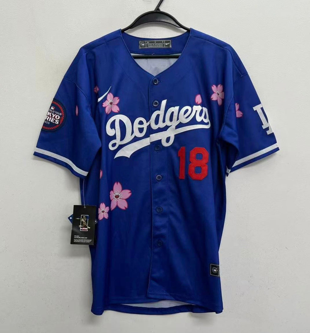 Yoshinobu Yamamoto Los Angeles Dodgers YOUTH KIDS Official MLB Nike Tokyo Series  Jersey