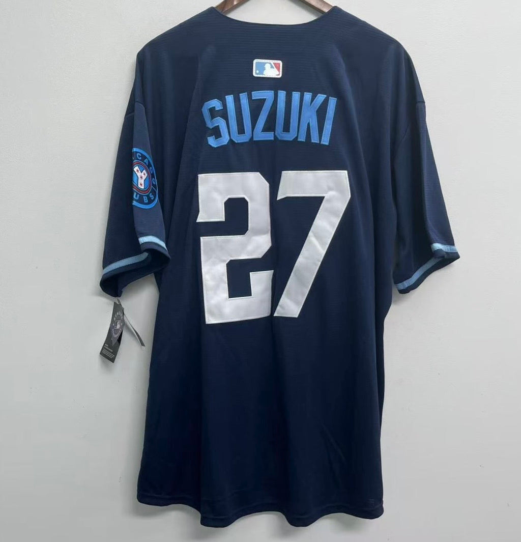 Seiya Suzuki Chicago Cubs Official MLB City Connect Limited Nike Jersey