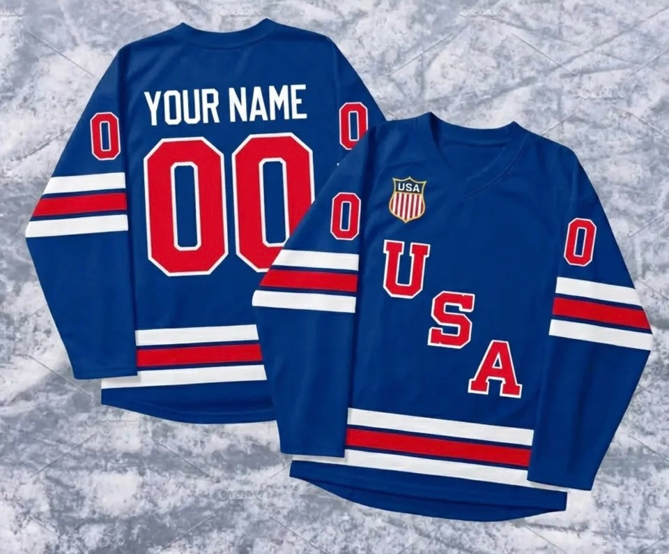 Any name & number customized 2026 Team USA Hockey Official Nike Jersey