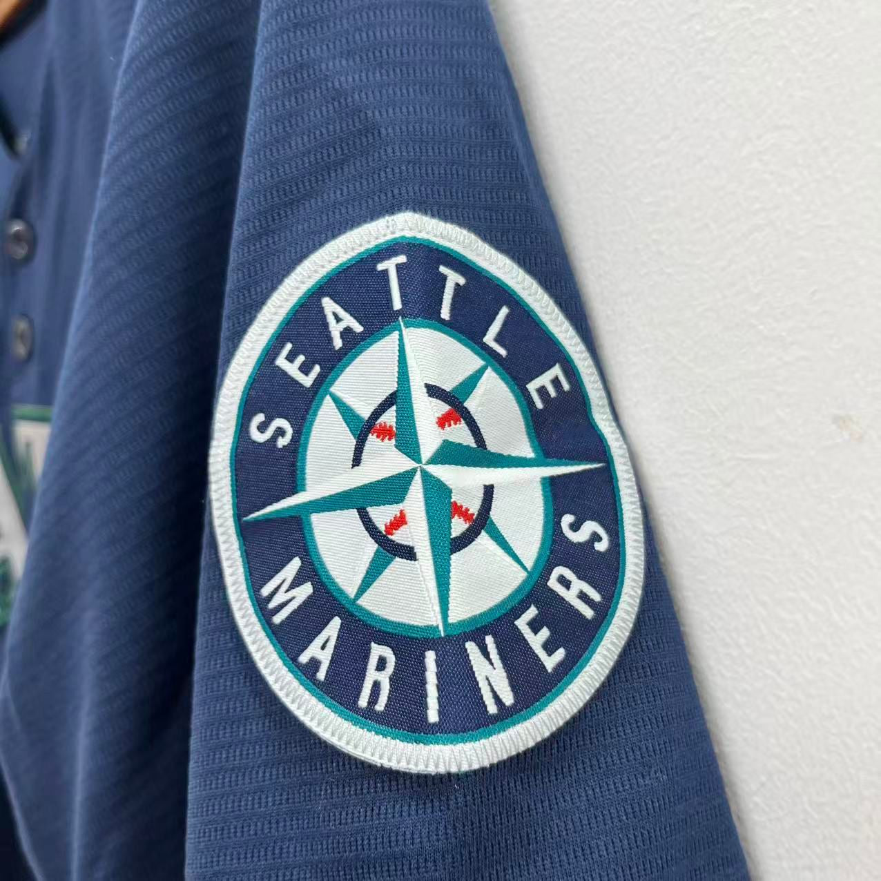 Cal Raleigh Seattle Mariners Official MLB Nike Jersey blue