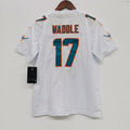 Jaylen Waddle Miami Dolphins Official NFL YOUTH KIDS  Jersey White
