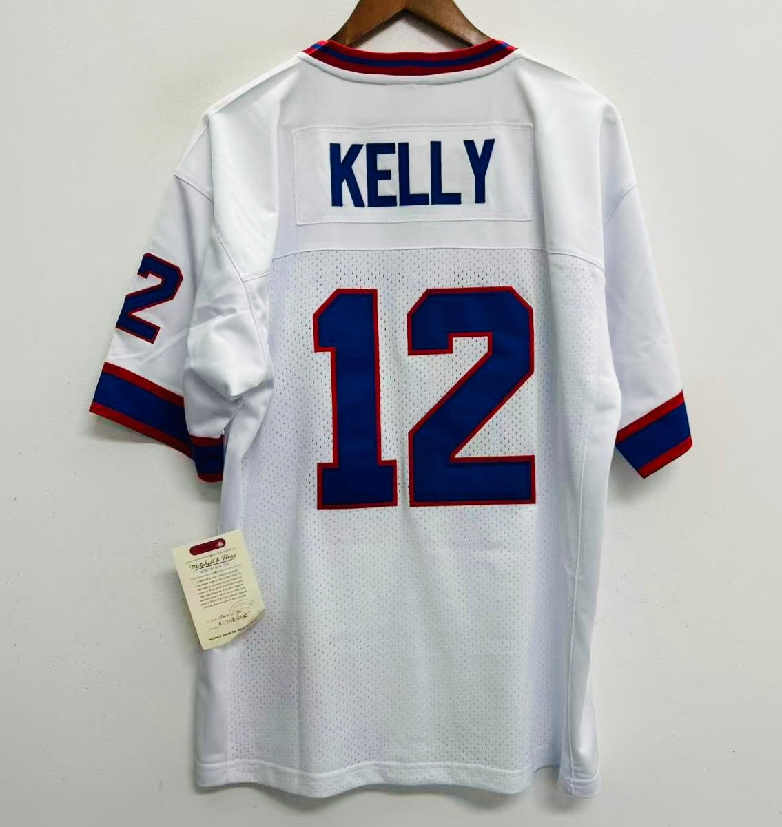 Jim Kelly Buffalo Bills Official NFL Super Bowl XXV Mitchell & Ness Jersey