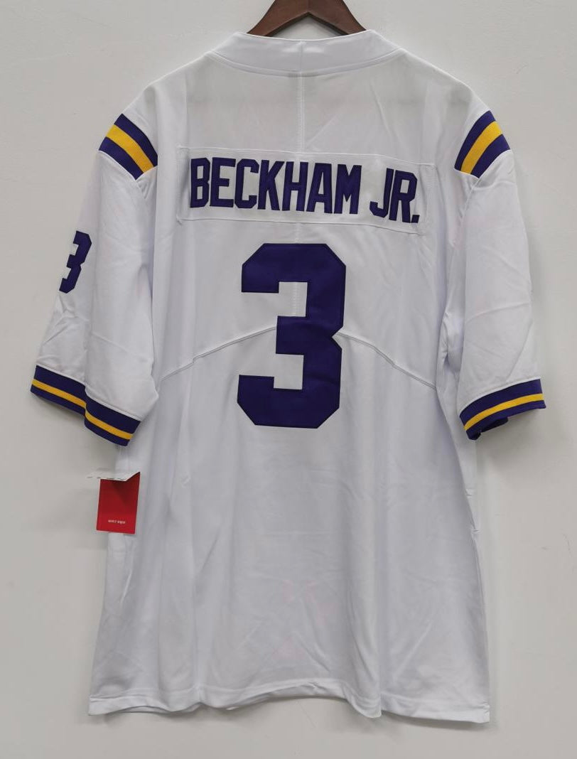 Odell Beckham Jr. LSU Tigers Official NCAA Nike Jersey White