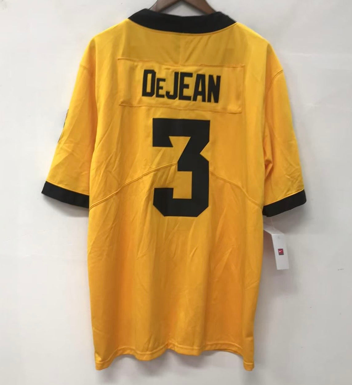 Cooper DeJean Iowa Hawkeyes Official NCAA Jersey yellow Nike