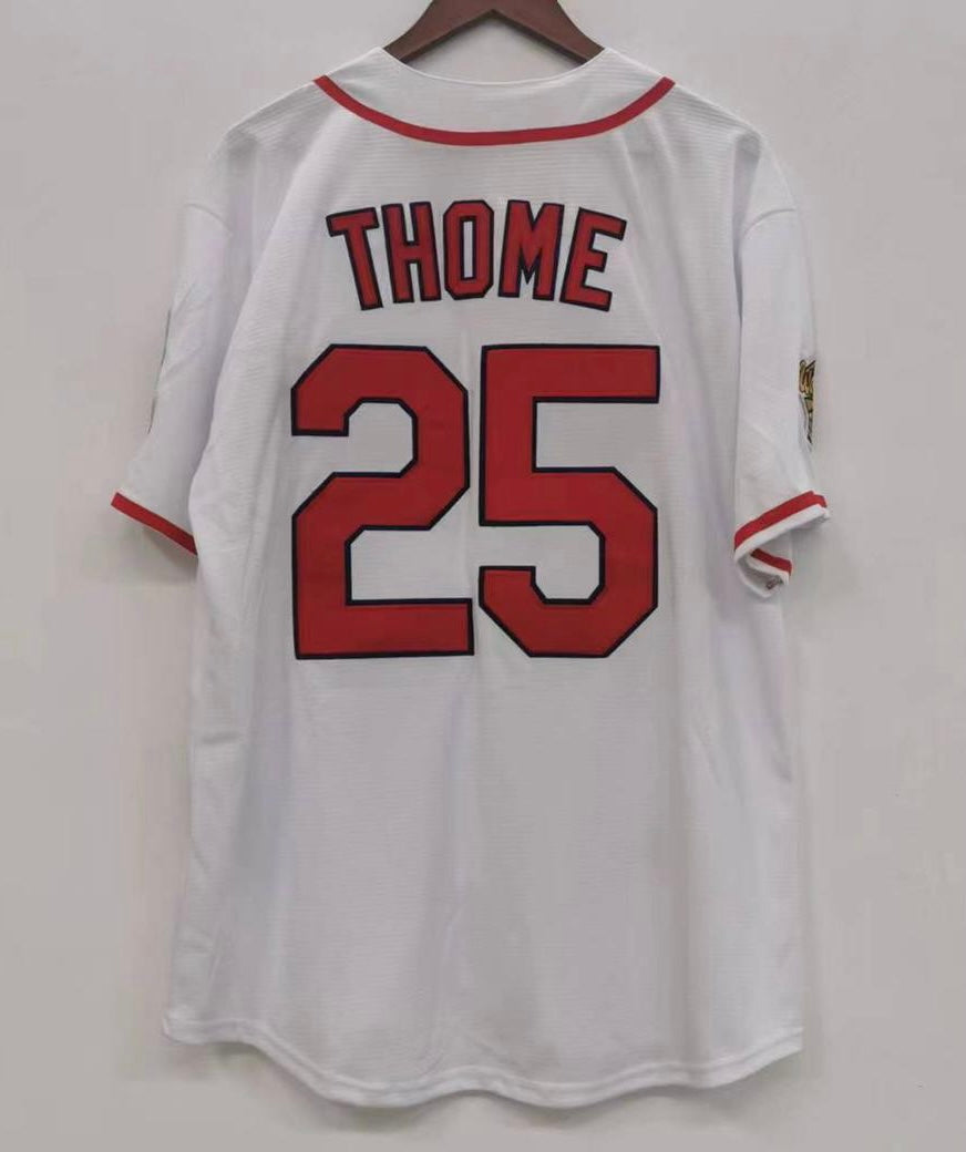 Jim Thome 1995 Cleveland Indians Official MLB Jersey Majestic