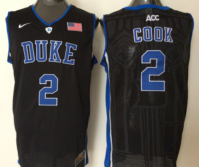Quinn Cook Duke Blue Devils NCAA Nike black jersey