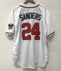 Deion Sanders 1992 Atlanta Braves Official MLB Mitchell & Ness Jersey