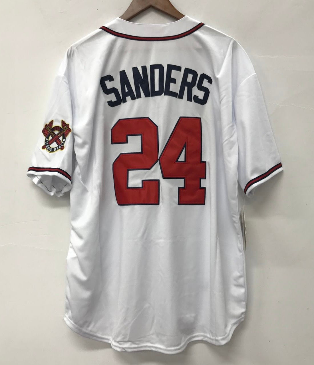 Deion Sanders 1992 Atlanta Braves Official MLB Mitchell & Ness Jersey