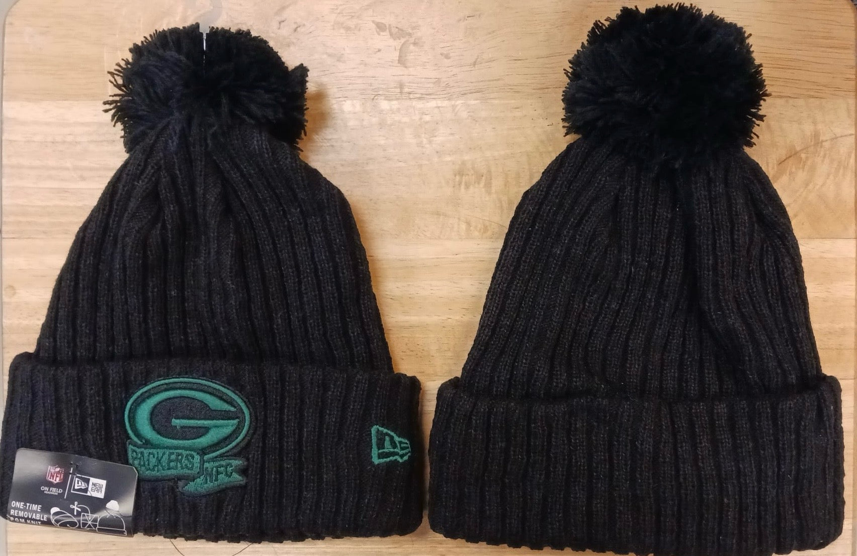 Green Bay Packers NFL New Era winter knit Hat with Pom Pom