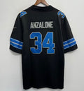 Alex Anzalone Detroit Lions Jersey black 2025