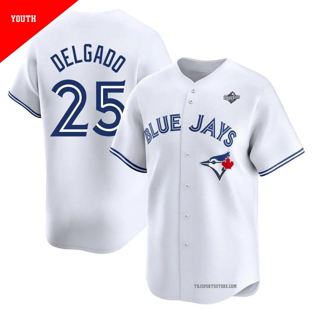 Carlos Delgado YOUTH KIDS Toronto Blue Jays Official MLB   Nike Jersey white
