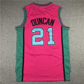 Tim Duncan San Antonio Spurs Jersey pink Mitchell & Ness