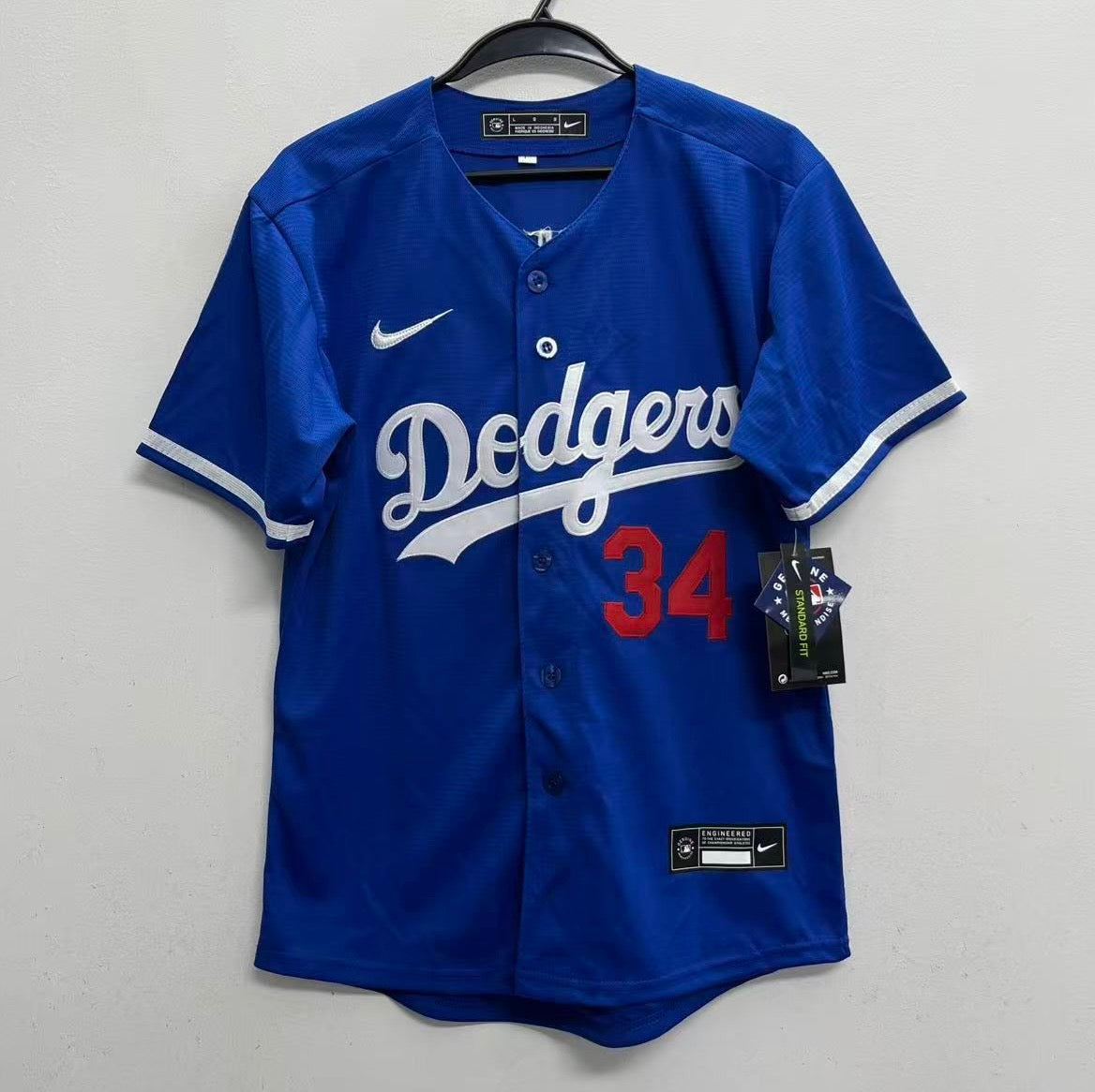 Fernando Valenzuela YOUTH KIDS Los Angeles Dodgers Official MLB Nike jersey