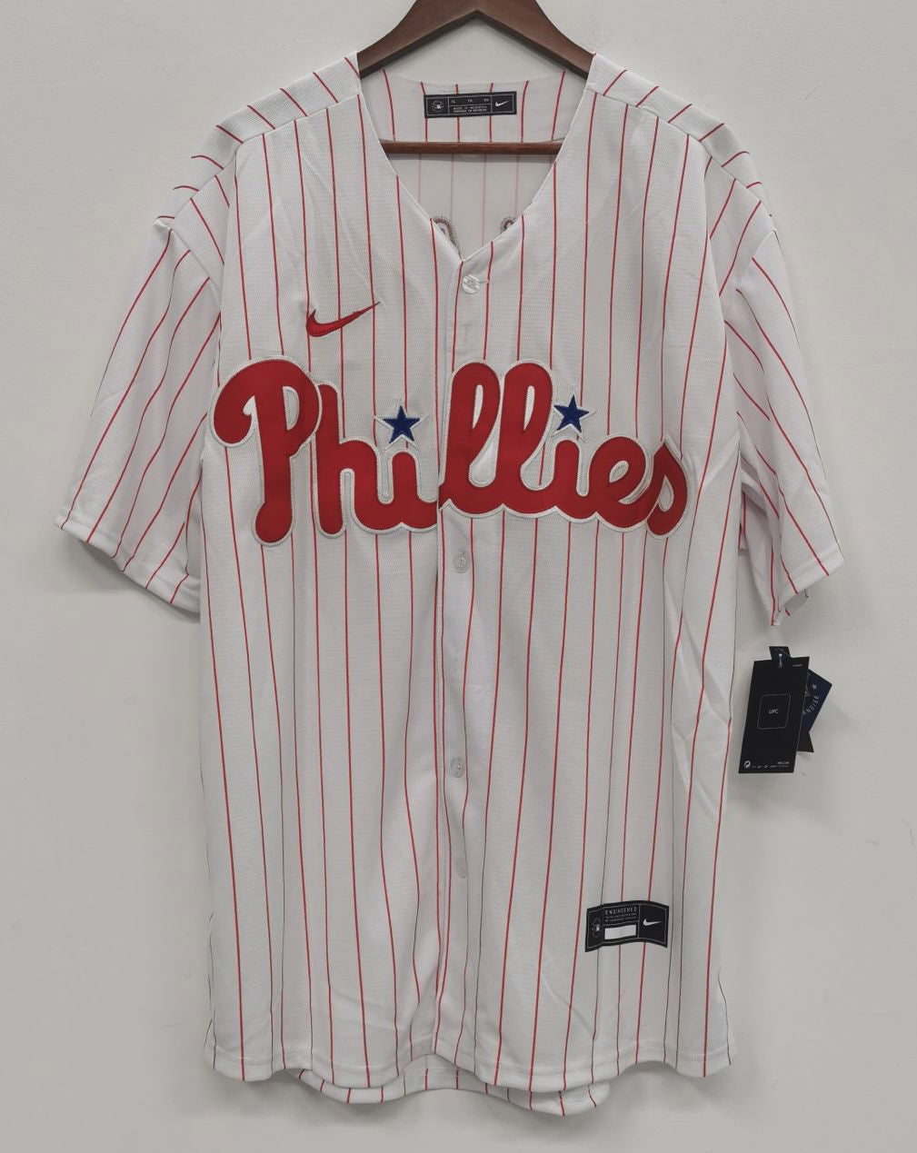 Roy Halladay Philadelphia Phillies Official MLB Nike Jersey white pinstripes