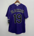 Charlie Blackmon Colorado Rockies Official MLB NIKE Jersey Purple
