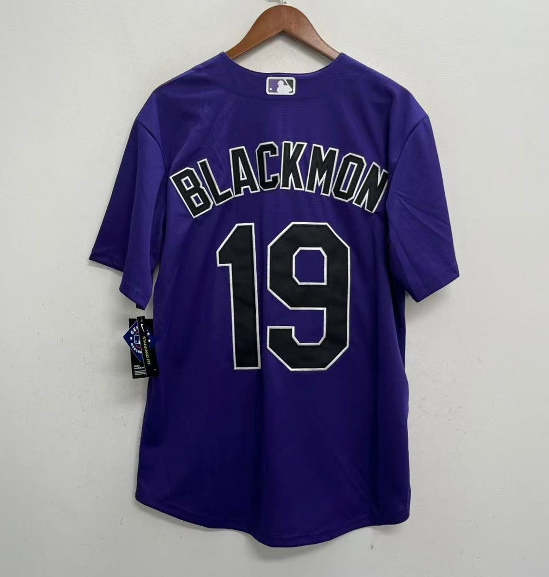 Charlie Blackmon Colorado Rockies Official MLB NIKE Jersey Purple
