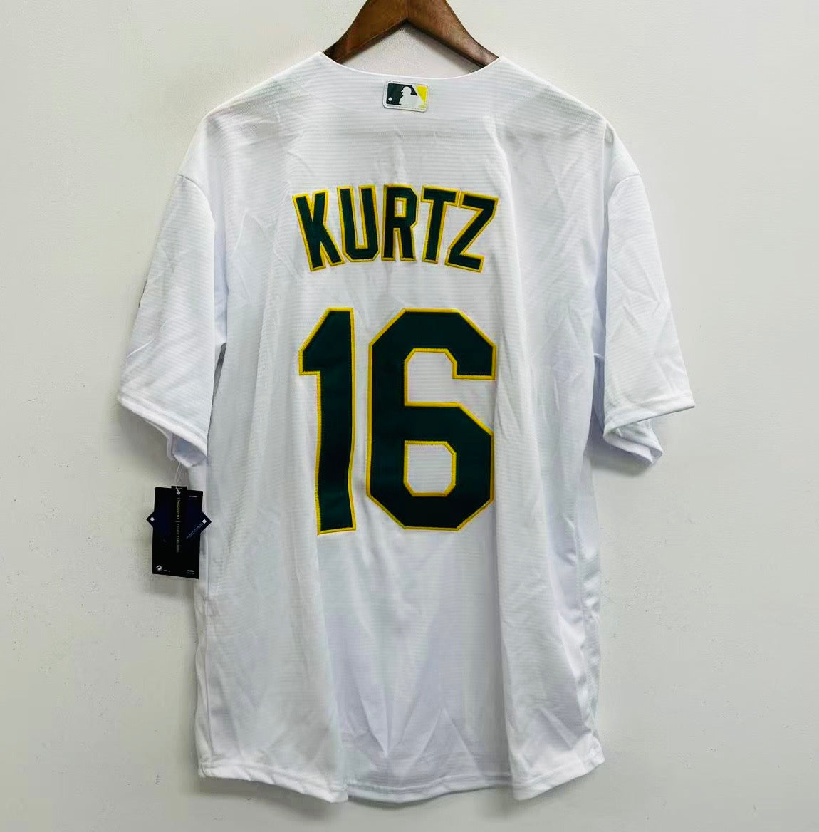 Nick Kurtz YOUTH KIDS Oakland Athletics A’s Official MLB jersey White