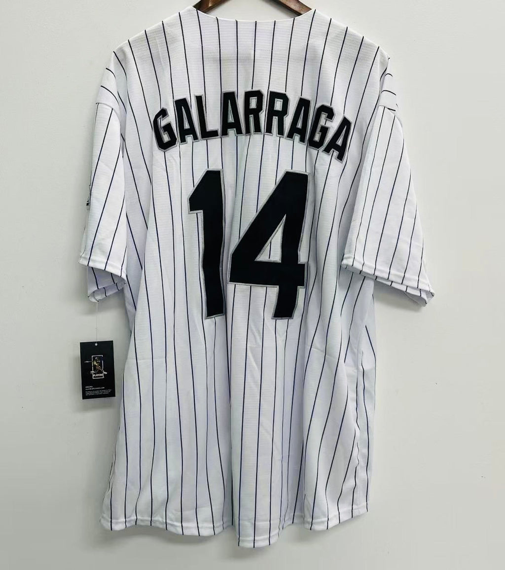 Andres Galarraga Colorado Rockies Official MLB Majestic Jersey white