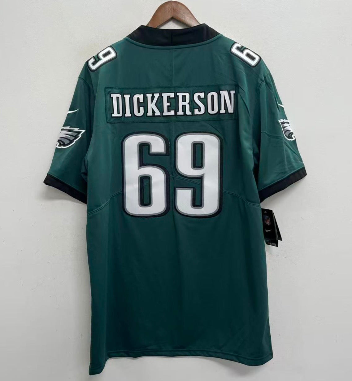 Landon Dickerson Philadelphia Eagles Nike NFL Jersey Green