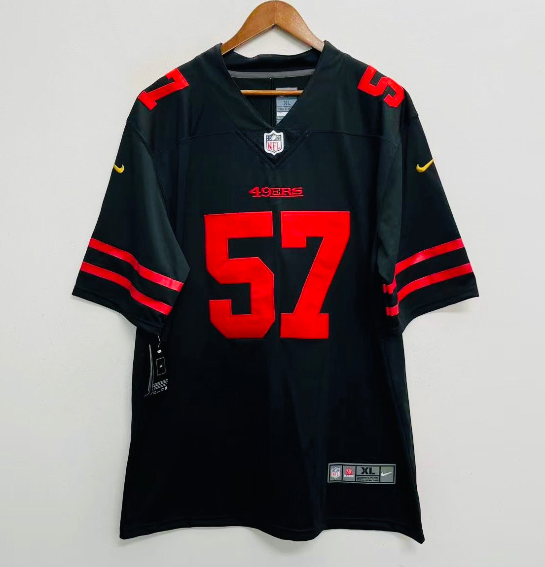 Dre Greenlaw San Francisco 49ers Nike NFL Jersey Black