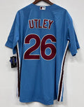 Chase Utley Philadelphia Phillies Official MLB Jersey blue NIKE