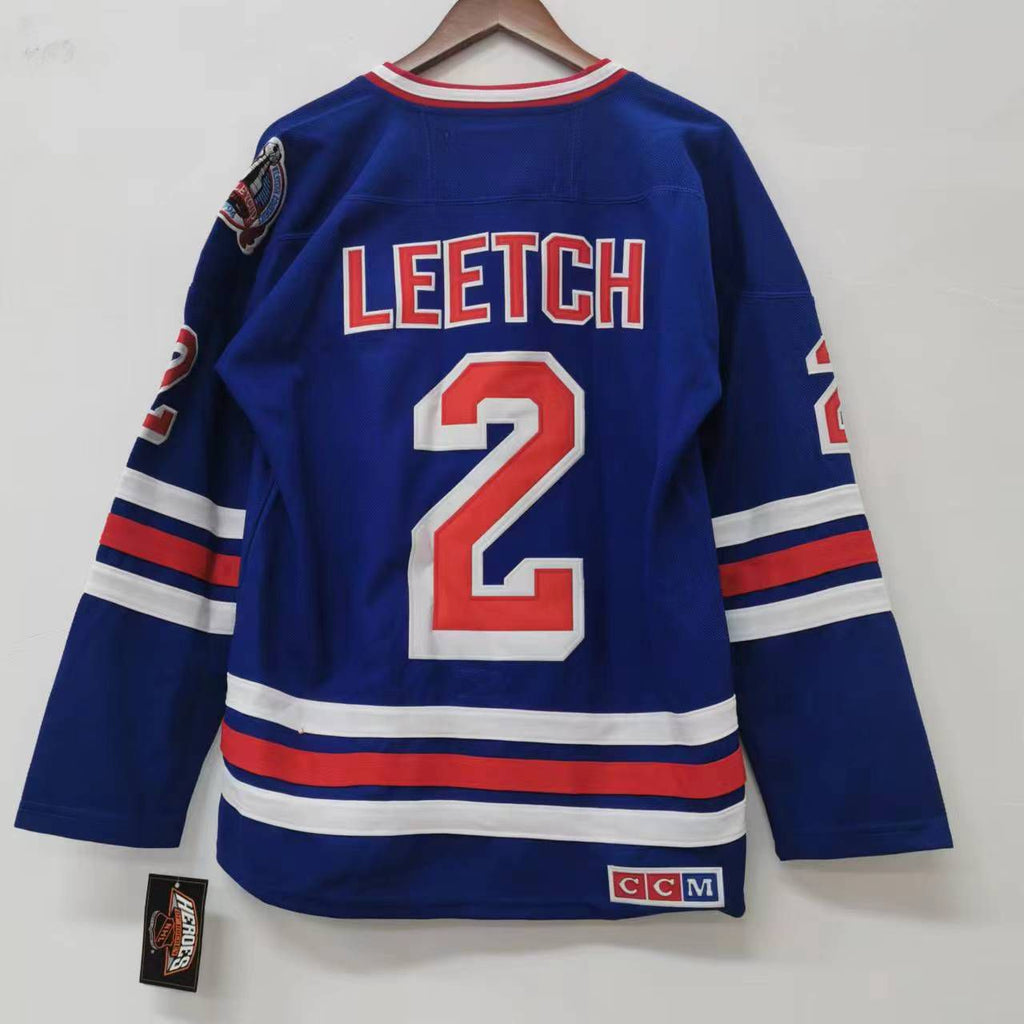 Brian Leetch New York Rangers Official NHL Jersey  1994 Stanley Cup Patch