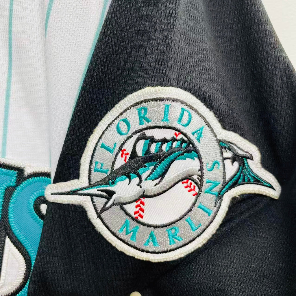 Gary Sheffield Florida Marlins 1997 Official MLB Jersey Majestic white