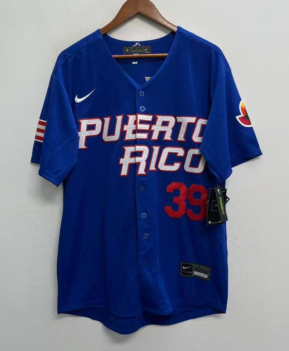 Edwin Diaz Puerto Rico Official Nike jersey