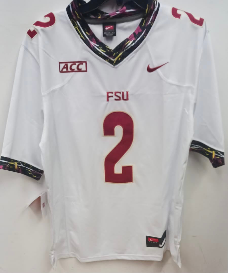 Deion Sanders Florida State Seminoles Official NCAA Jersey White
